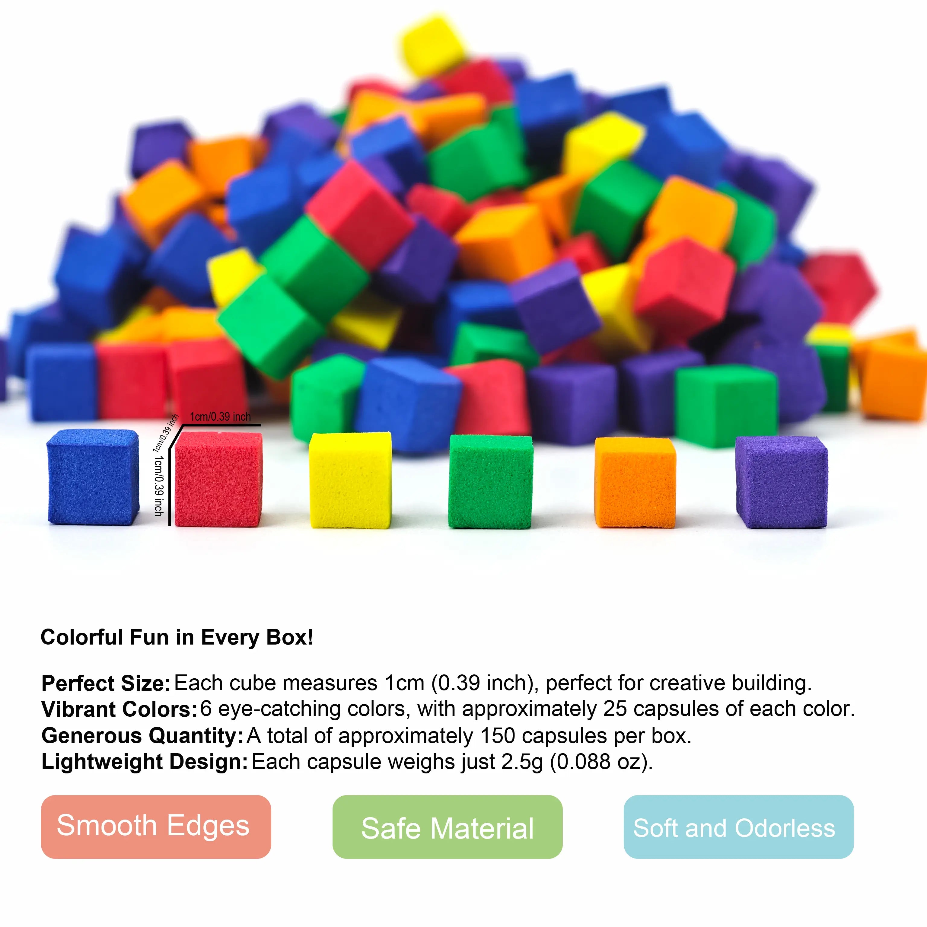 EVA blocks cube putty size