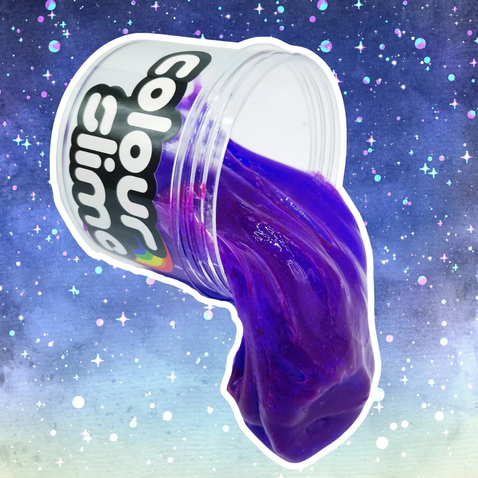 Norther Lights Crystal Slime Gradient Color