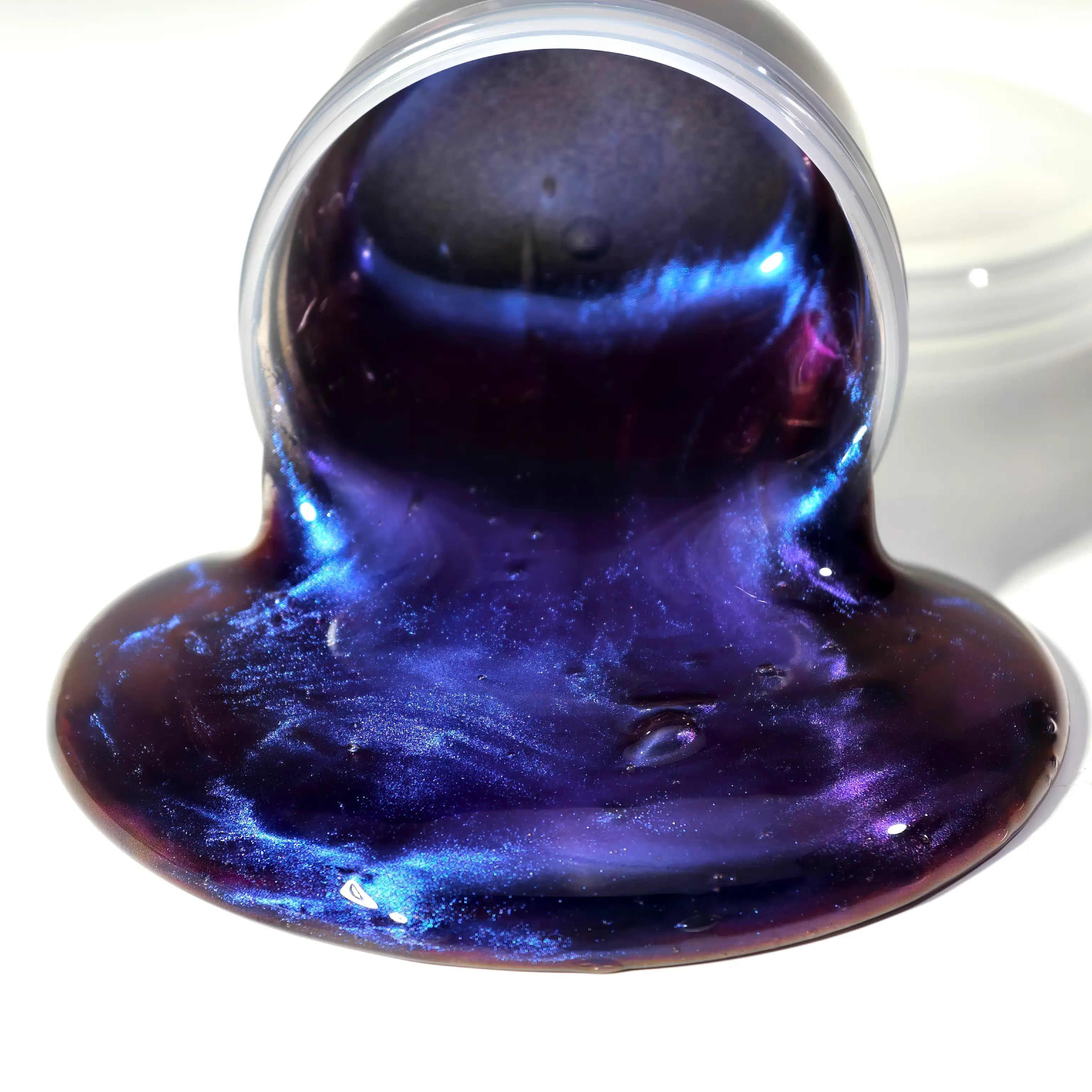 Handmade High quality Purple Galaxy Coated Slime Putty Texture