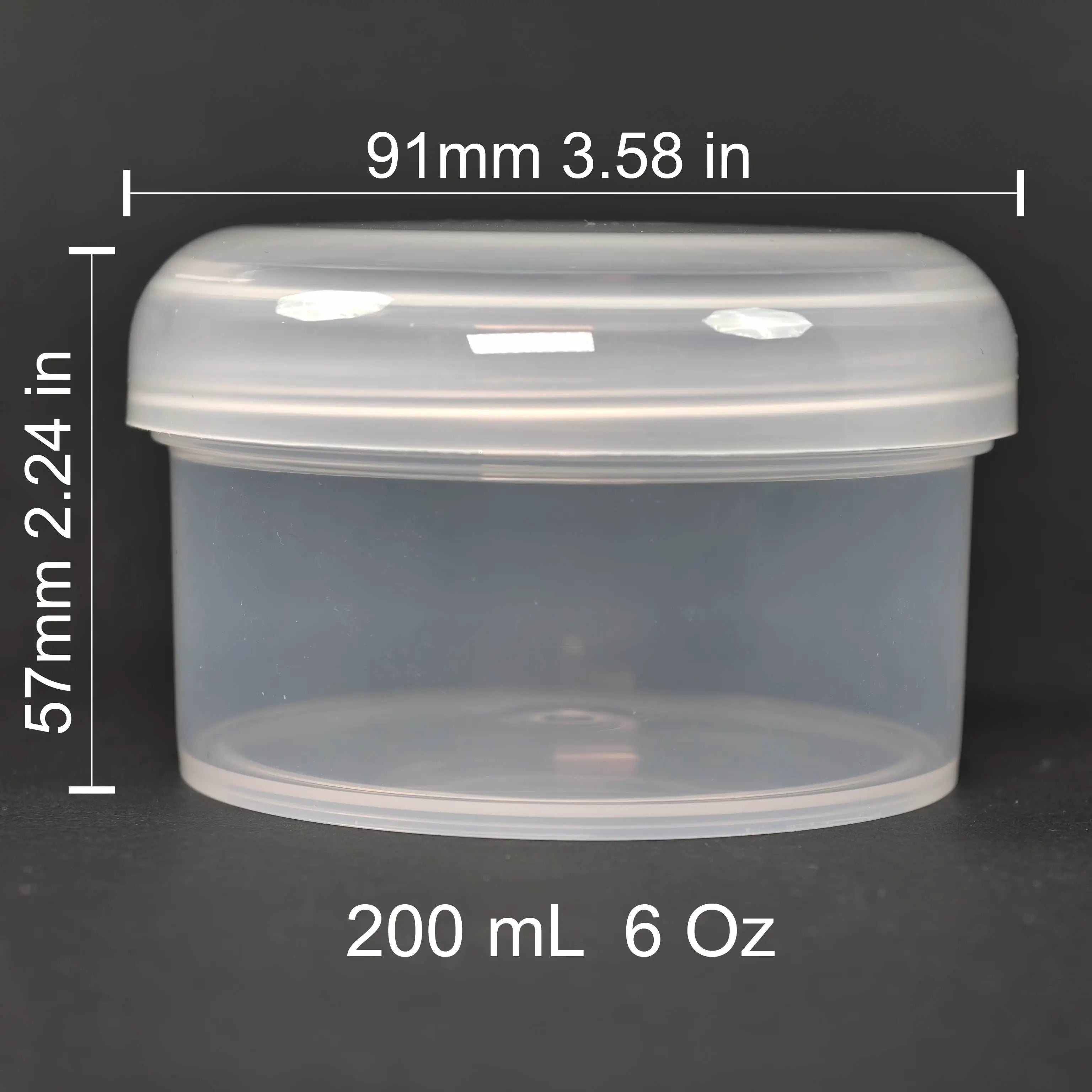 Slime Container wiht Dome-lidslimejar6Oz