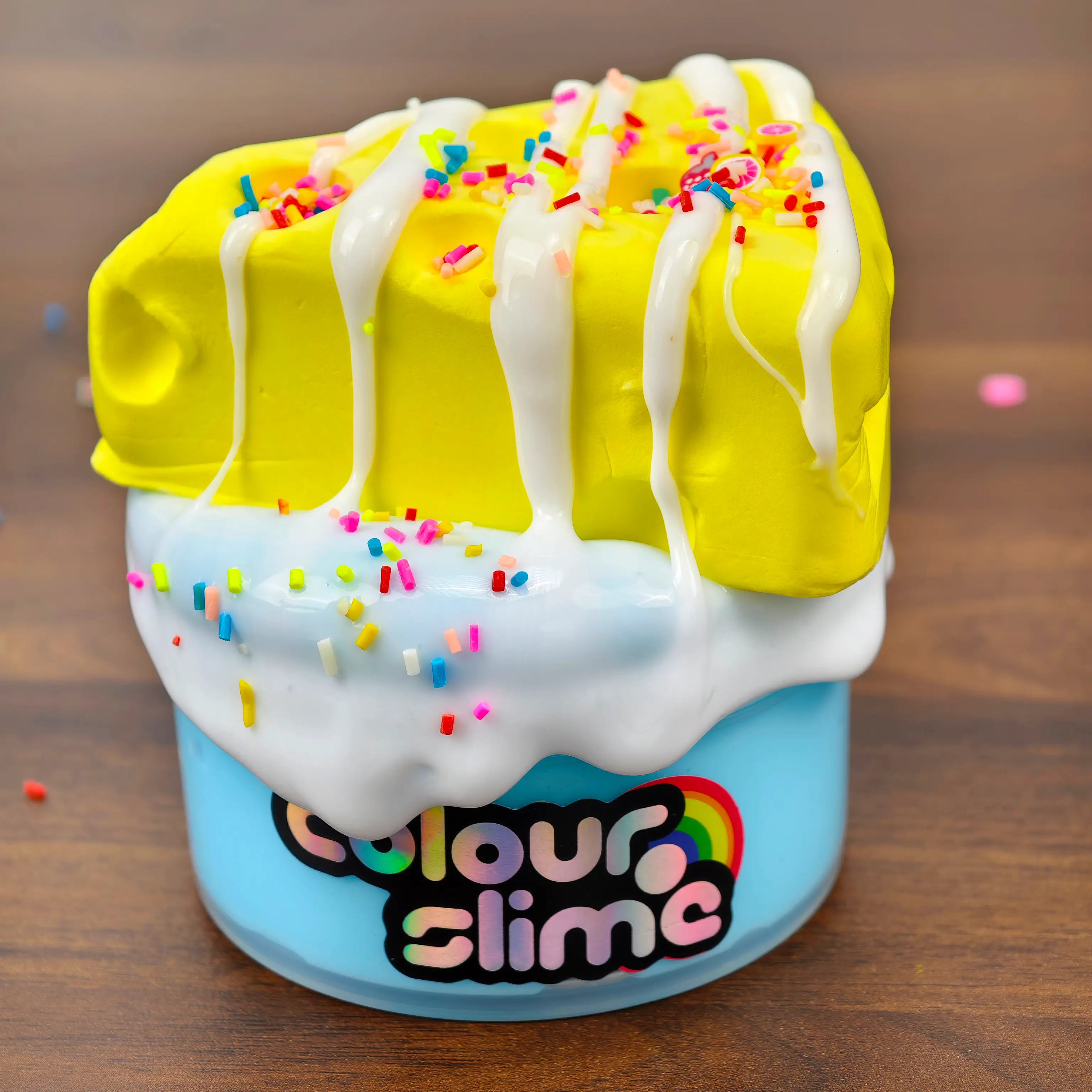 Cheese Mango Mousse DIY Clay Slime