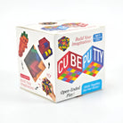 Cube Putty packaging with colorful design and text on a white background